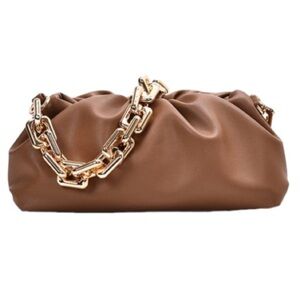 Brown Chain Shoulder Bag